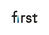 株式会社first