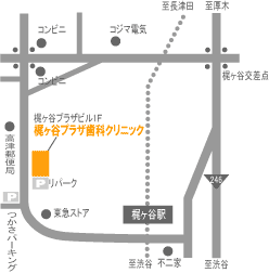 駅からの地図