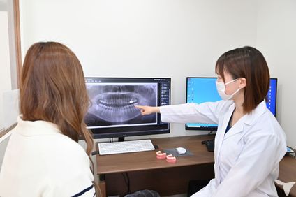 矯正治療は３階で行って
