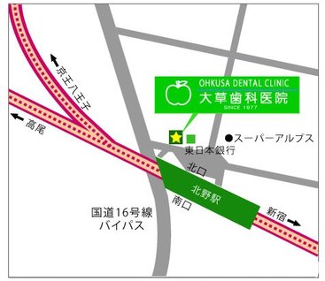 京王線北野駅１分
