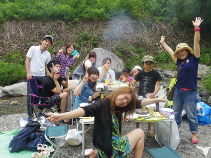 奥多摩川遊び・BBQ