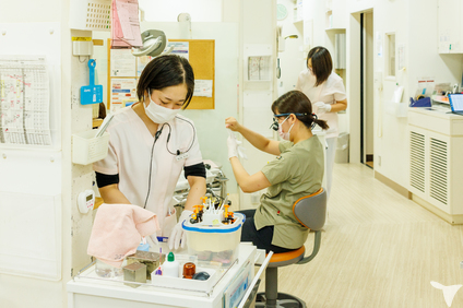 診療補助はDrと二人三脚