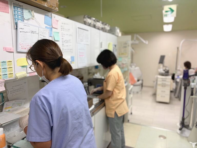 お仕事の様子