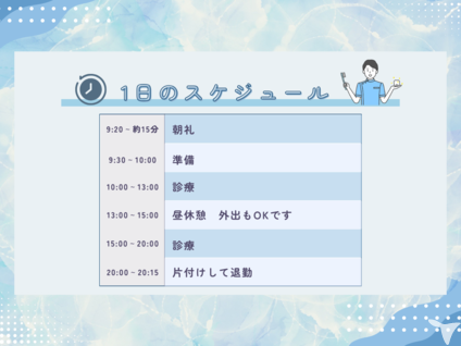 1日の流れ