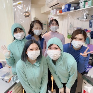 歯科衛生士さん。