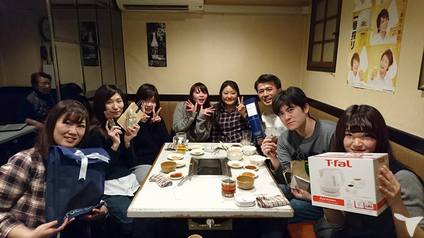 スタッフとの定例食事会