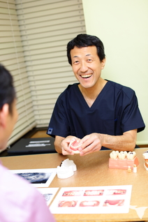 患者さんへの説明の様子