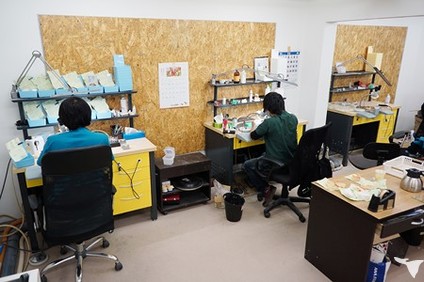 法人内に技工所もあります