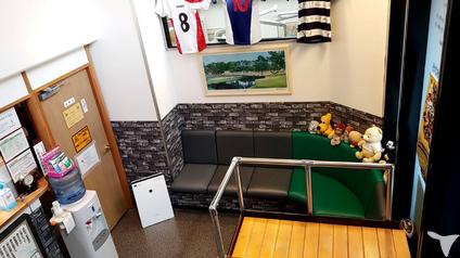 明るい待合室
