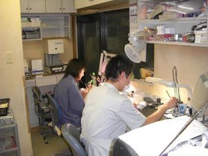 技工室です