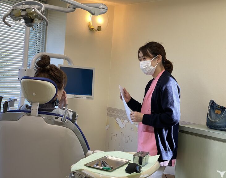 明るく綺麗な診療室です
