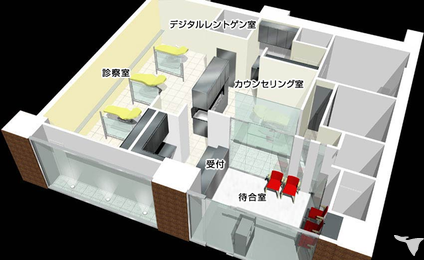 診療室の全景です。