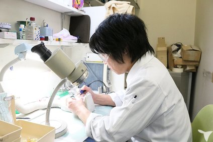 院内技工室を完備