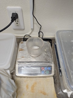 粉液比も一定です。