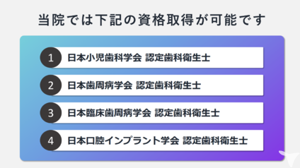 認定歯科衛生士の資格取得