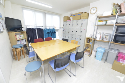 広いスタッフルーム