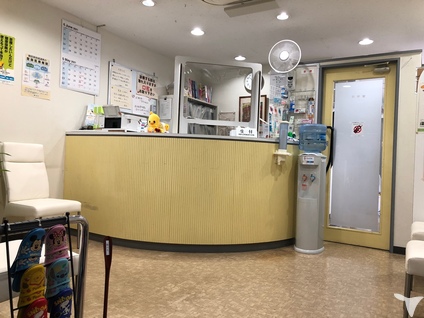 パーテーション付受付
