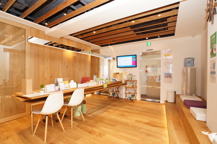 木のぬくもり空間で・・