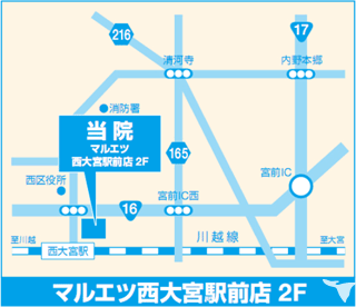 JR駅・区役所近く