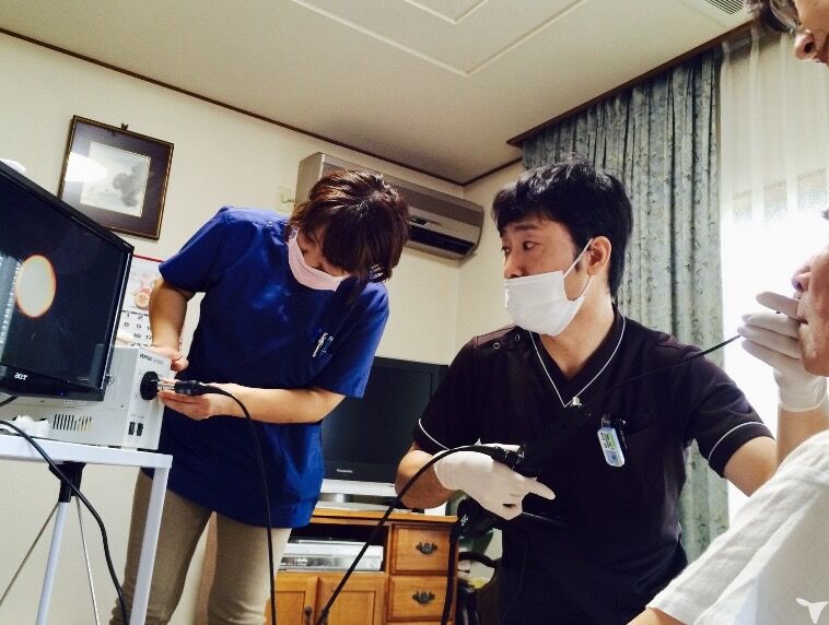 在宅での嚥下内視鏡検査