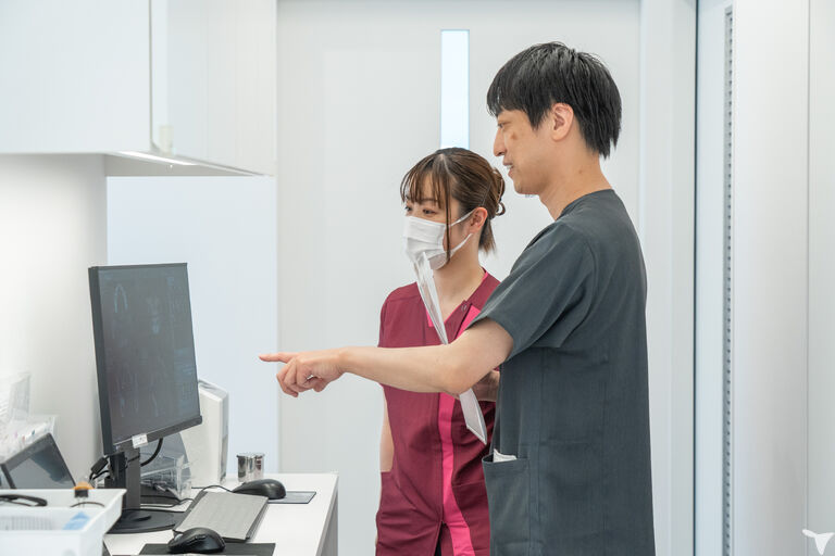 治療計画や検査結果の確認