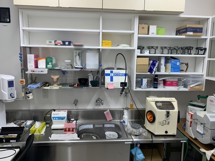 技工所の一画です