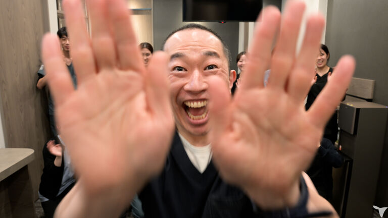 ハイタッチ！！