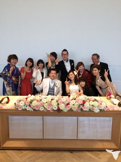 スタッフの結婚式にて