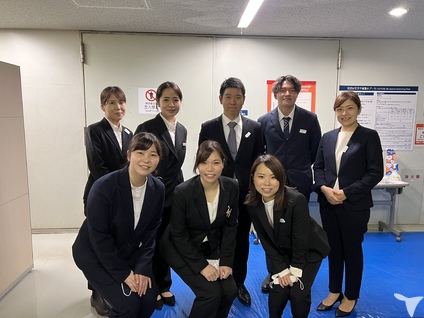 笑顔で楽しく働きましょう