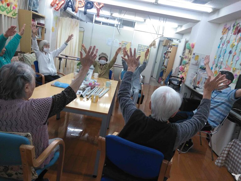 通所リハビリの様子です。