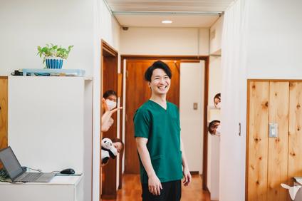 スタッフのみんなと院長