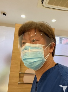 シールド付きマスク