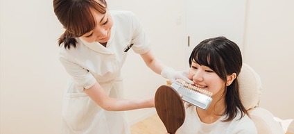歯の白さを実感！