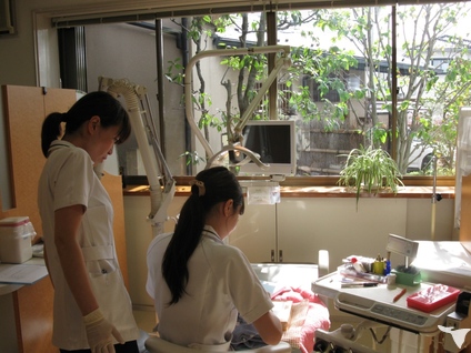 実習中