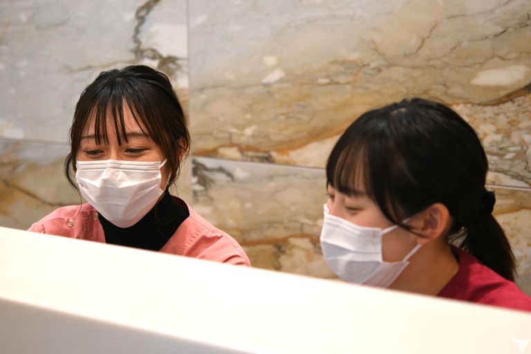 先輩のサポート充実