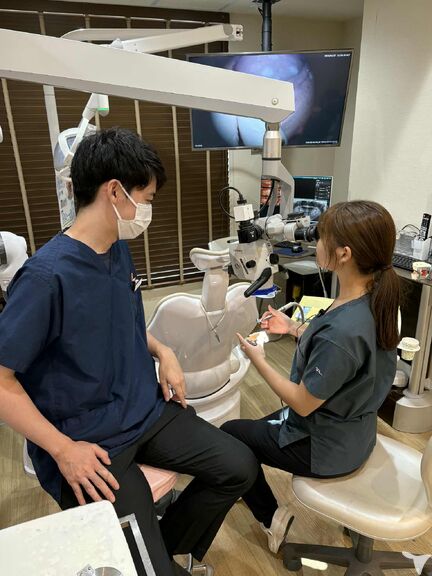 支台歯形成の練習