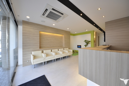 リラックスできる待合室