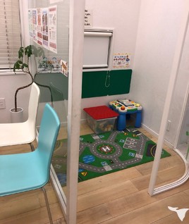 待合室のキッズスペース