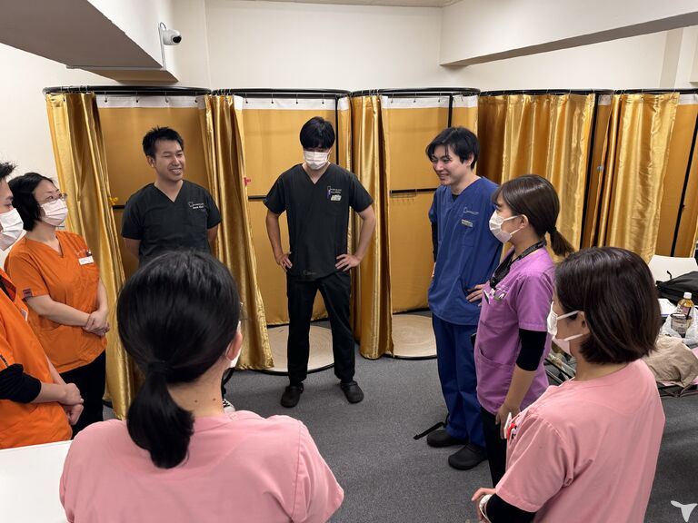終礼をしたら退勤♬