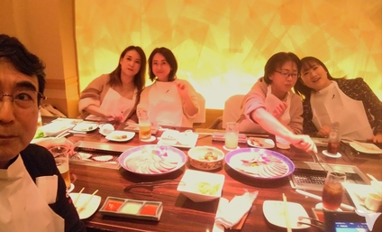 叙々苑で焼肉(*^^)v