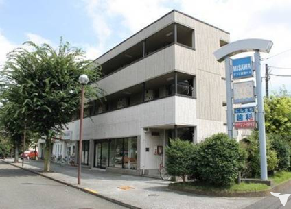 上弁天バス停　目の前