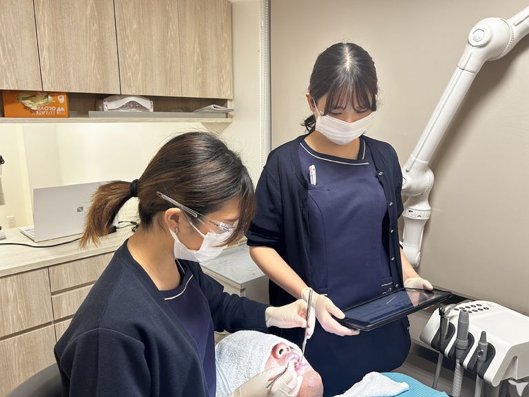 明るく心地よい待合室