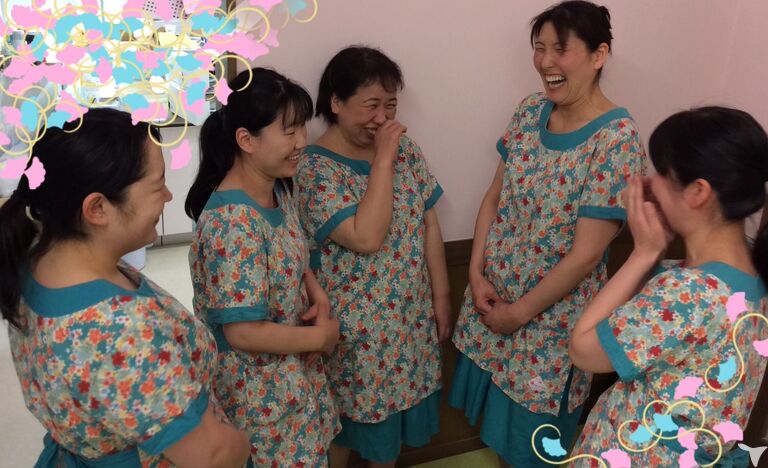 明るいスタッフです