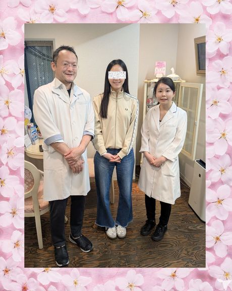 矯正治療終了記念写真