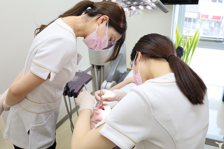 先輩DHがサポート♪