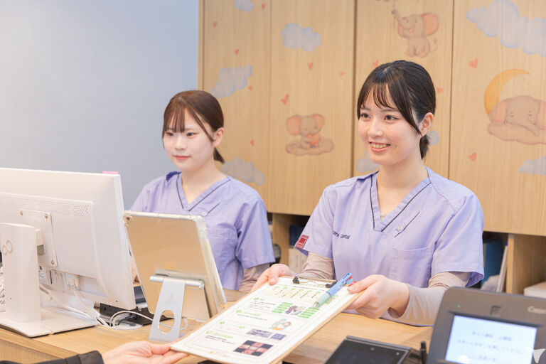 受付の様子