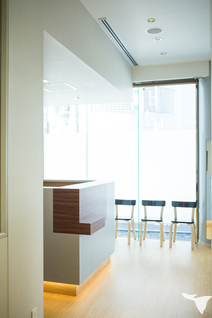 光あふれる、開放的な職場