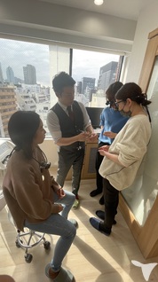 エンド実習の様子です。