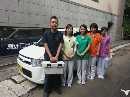 訪問歯科にも行きます！