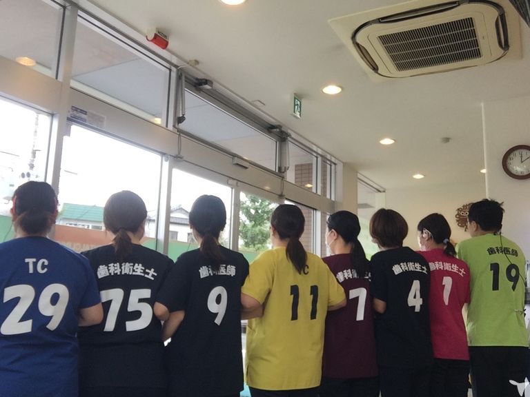 背番号付きユニフォーム